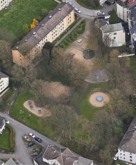 Luftbild Kinderspielplatz Hermannstraße